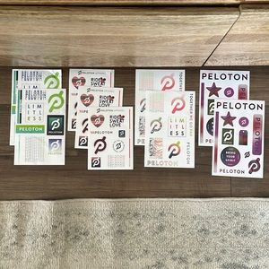 Peloton Stickers 9 Sheets